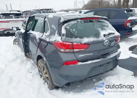 2018 Hyundai Elantra Gt из США, поврежденный, VIN KMHH35LE1JU020357